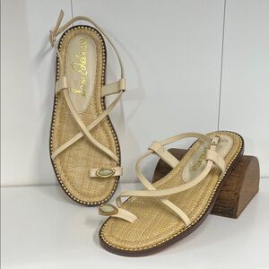 🔥🔥 Sam Edelman TENLY TOE STRAP SANDAL size 8 like new